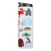 カナダの記号 タンブラー (回転右)