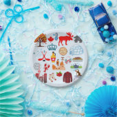 カナダの記号 ペーパープレート (パーティー)