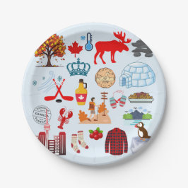 カナダの記号 ペーパープレート