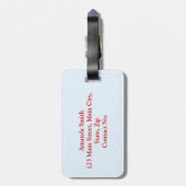 カナダの記号 ラゲッジタグ (裏面縦)