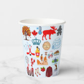 カナダの記号 紙コップ (裏面)