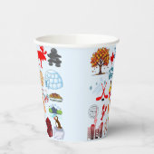 カナダの記号 紙コップ (左)