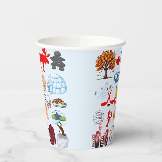 カナダの記号 紙コップ (左)