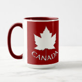 カナダの記念品のコーヒーカップのカスタムなカナダのマグ マグカップ (左)