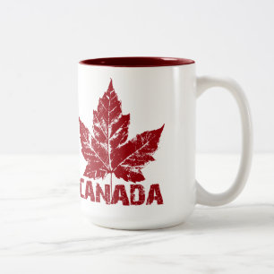 カナダの記念品のコーヒーカップのカッコいいのカナダのマグ及びコップ ツートーンマグカップ