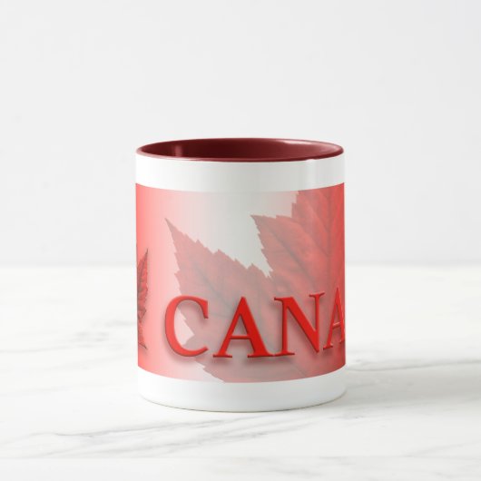 カナダの記念品のマグのコーヒーカップのカエデの葉のコップ マグカップ (中央)