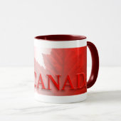 カナダの記念品のマグのコーヒーカップのカエデの葉のコップ マグカップ (正面右)