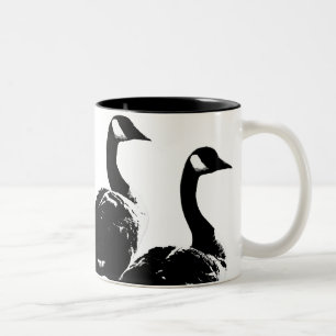 カナダの記念品のマグのコーヒーカップのカナダのガチョウのコップ ツートーンマグカップ