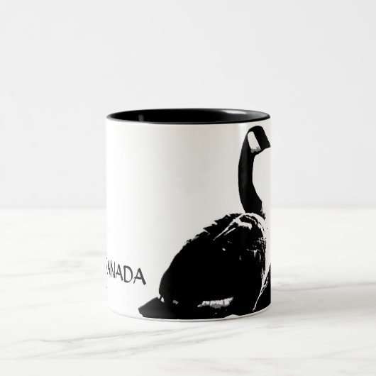 カナダの記念品のマグのコーヒーカップのカナダのガチョウのコップ ツートーンマグカップ (中央)