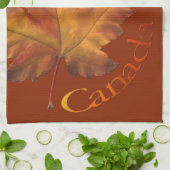 カナダの記念品タオルのカッコいいのカナダのふきんのギフト キッチンタオル (折り畳み)