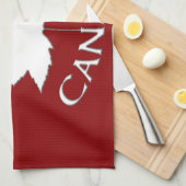 カナダの記念品タオルのカッコいいのカナダのふきんのギフト キッチンタオル (四つ折り)