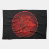 カナダの記念品タオルのカナダのふきんの装飾 キッチンタオル (横)