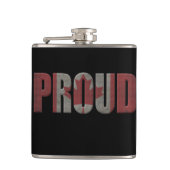 カナダの誇りを持った フラスク (正面)