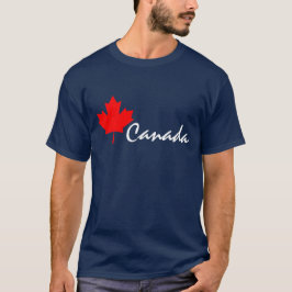 カナダの赤いカエデの葉 Tシャツ