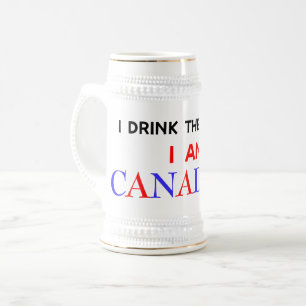 カナダの酒飲みのビールのジョッキ ビールジョッキ