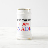 カナダの酒飲みのビールのジョッキ ビールジョッキ (中央)