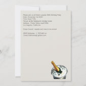 カナダの野生動物 招待状 (裏面)