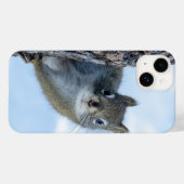 カナダの野生生物写真家、好奇心のリス Case-Mate iPhoneケース (裏面 (横))