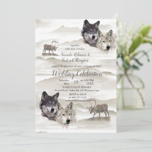 カナダの野生生物 招待状 (スタンド正面)