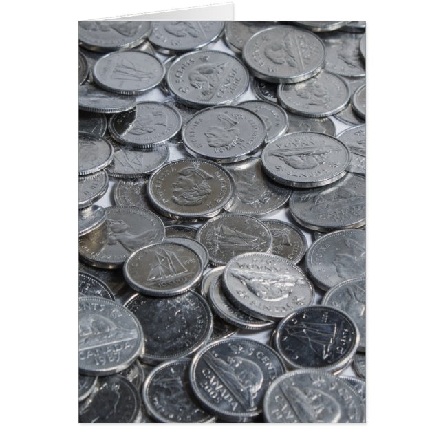 カナダの銀貨 (正面)