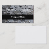 カナダの銀貨 名刺 (正面/裏面)