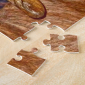 カナダの長い角の羊。 ジグソーパズル (側面)