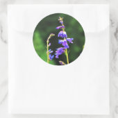 カナダの開花の美しい紫の野草 ラウンドシール (バッグ)