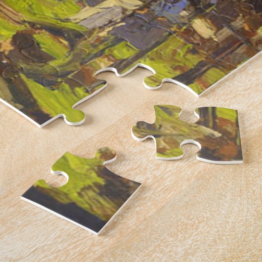 カナダの風景 – アーティストのキャンプby Tom Thomson ジグソーパズル (側面)