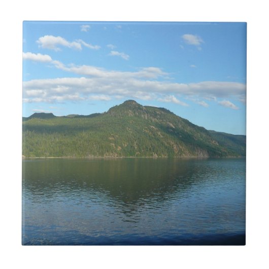 カナダの風景、ブリティッシュコロンビア州の海岸 タイル (正面)