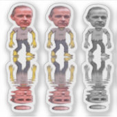 カナダの首相ステッカー シール (正面)