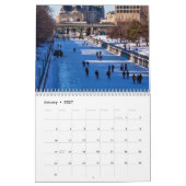 カナダの首都オタワ12か月カレンダー カレンダー (1月 2027)