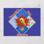 カナダの5シーズンポストカード ポストカード (正面)