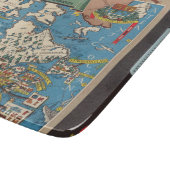 カナダの-自然な、産業資源の地図 カッティングボード (角)
