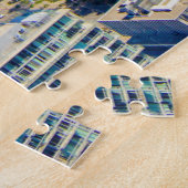 カナダのCNタワーからトロントの景色 ジグソーパズル (側面)