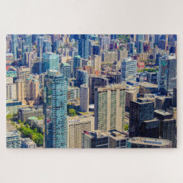 カナダのCNタワーからトロントの景色 ジグソーパズル