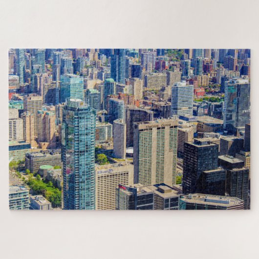 カナダのCNタワーからトロントの景色 ジグソーパズル (横)