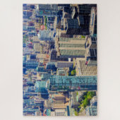 カナダのCNタワーからトロントの景色 ジグソーパズル (縦)