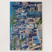 カナダのCNタワーからトロントの景色 ジグソーパズル (縦)