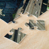 カナダのCNタワーからトロントの景色 ジグソーパズル (側面)