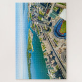 カナダのCNタワーからトロントの景色 ジグソーパズル (縦)