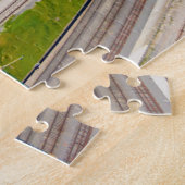 カナダのCNタワーからトロントの景色 ジグソーパズル (側面)