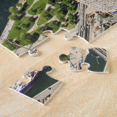 カナダのCNタワーからトロントの景色 ジグソーパズル (側面)