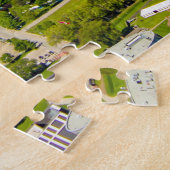 カナダのCNタワーからトロントの景色 ジグソーパズル (側面)