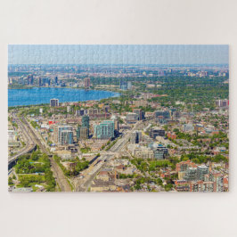 カナダのCNタワーからトロントの景色 ジグソーパズル