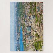 カナダのCNタワーからトロントの景色 ジグソーパズル (縦)