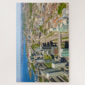 カナダのCNタワーからトロントの景色 ジグソーパズル (縦)