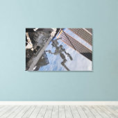 カナダのDextreロボットシステム2 キャンバスプリント (インサイチュ (ウッドフロア))