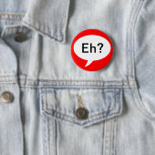 カナダのEhおもしろいジョークピンレッドホワイトカートゥーンサントル 缶バッジ (インサイチュ)