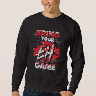 カナダのEhゲームをもたらすメープルリーフカナダ スウェットシャツ