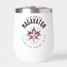 カナダのNagavatorが行き先を指示するタンブラー